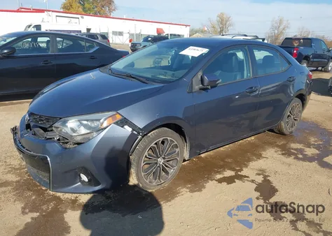 2016 Toyota Corolla S Plus from USA, damaged, VIN 5YFBURHE6GP537649
